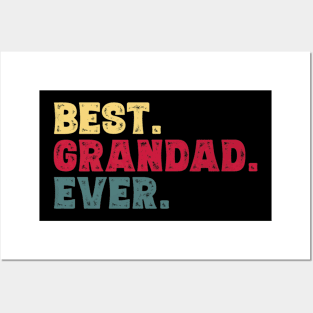 Best Grandad Ever Fathers Day Posters and Art